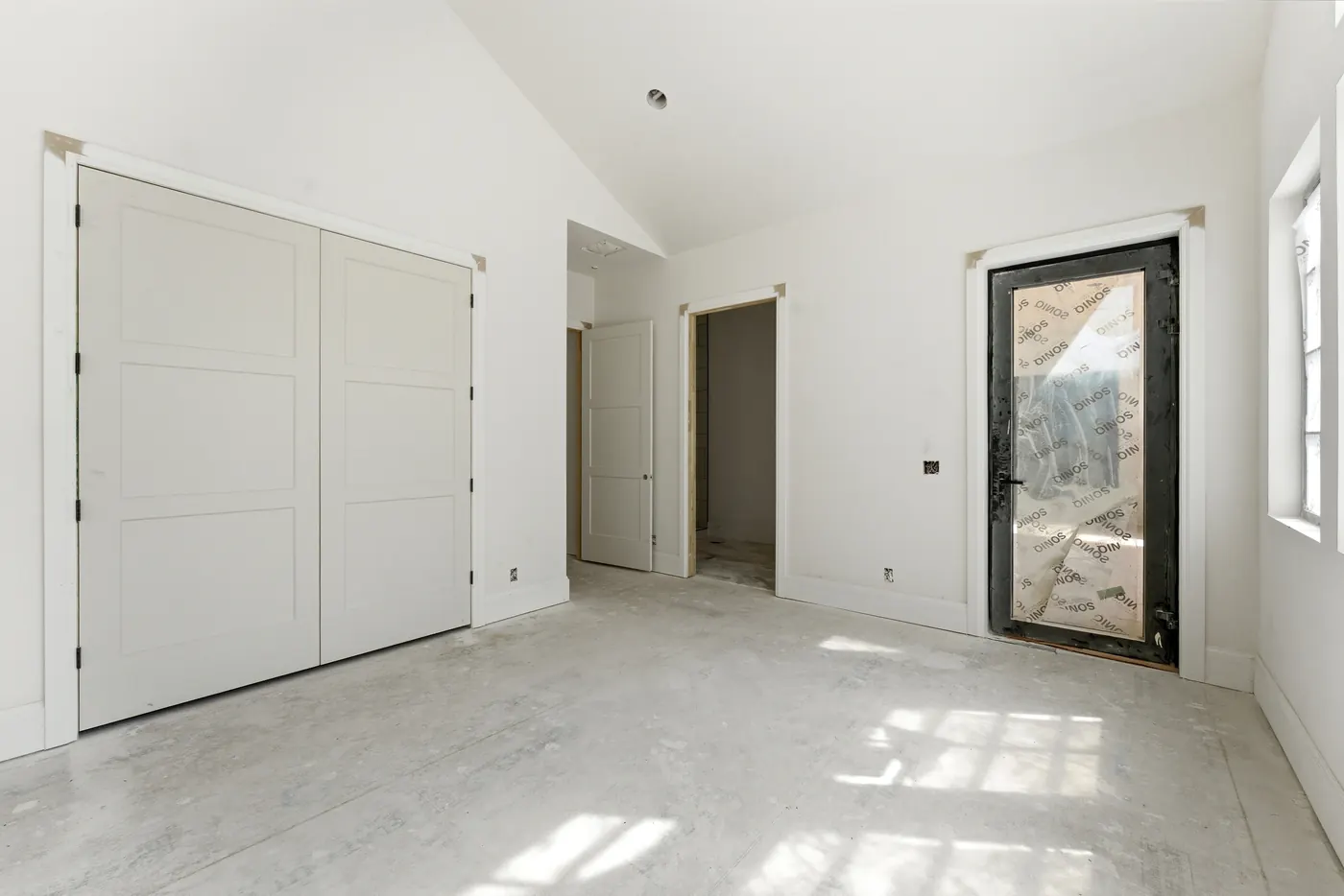Bedroom retreat with built-in storage and natural light